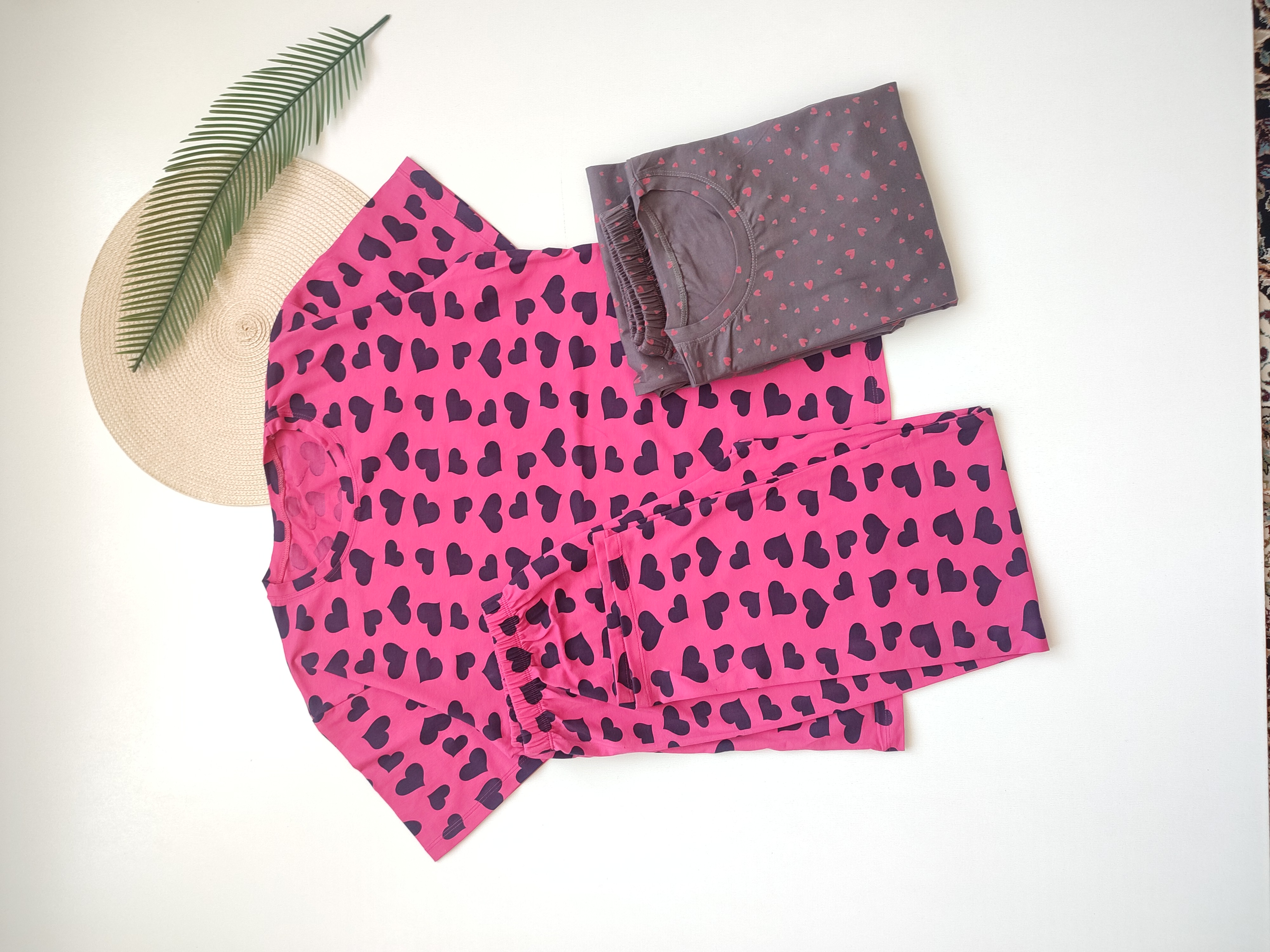 تیشرت شلوار زنانه نخ پنبه