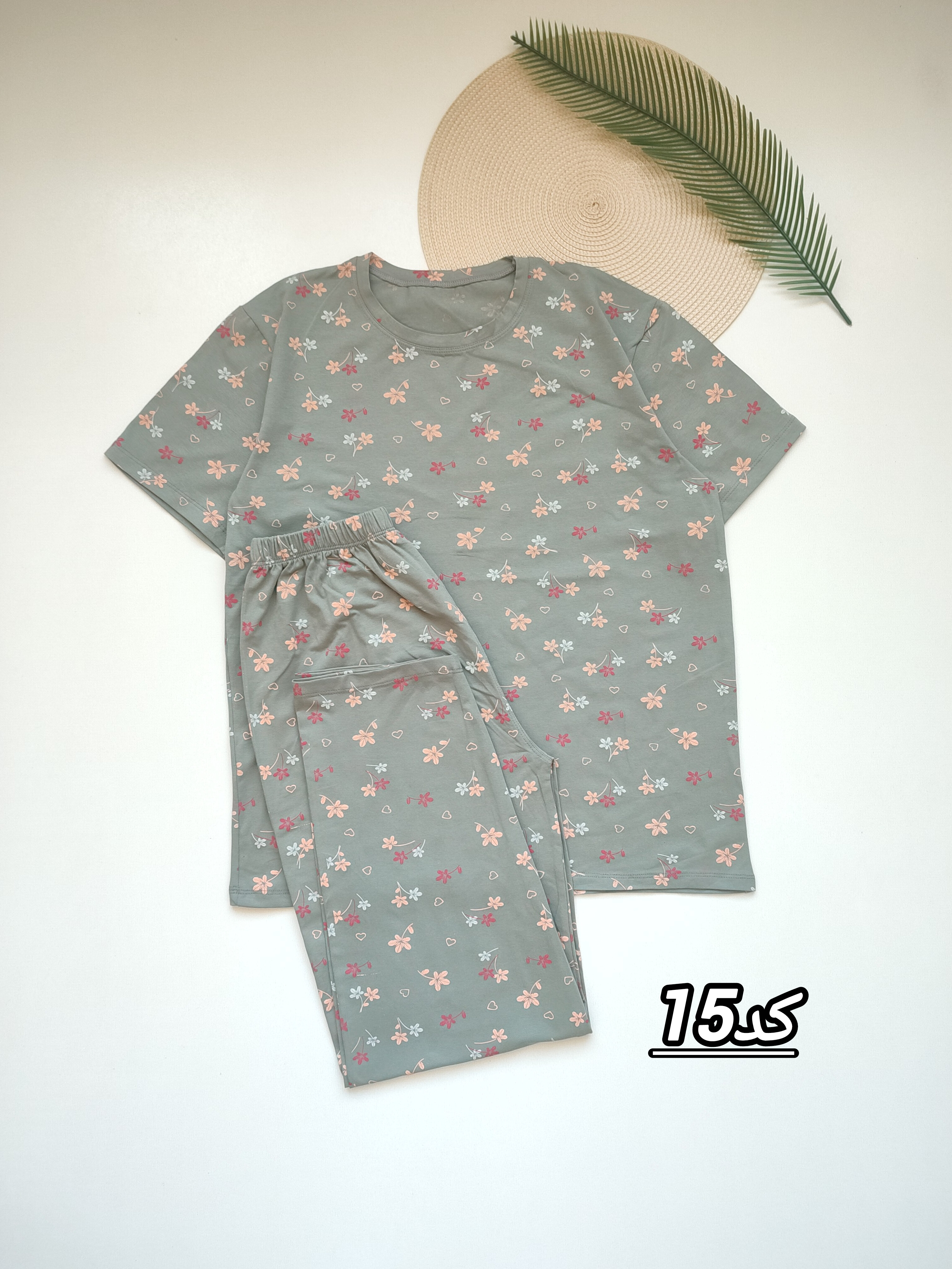 تیشرت شلوار زنانه نخ پنبه