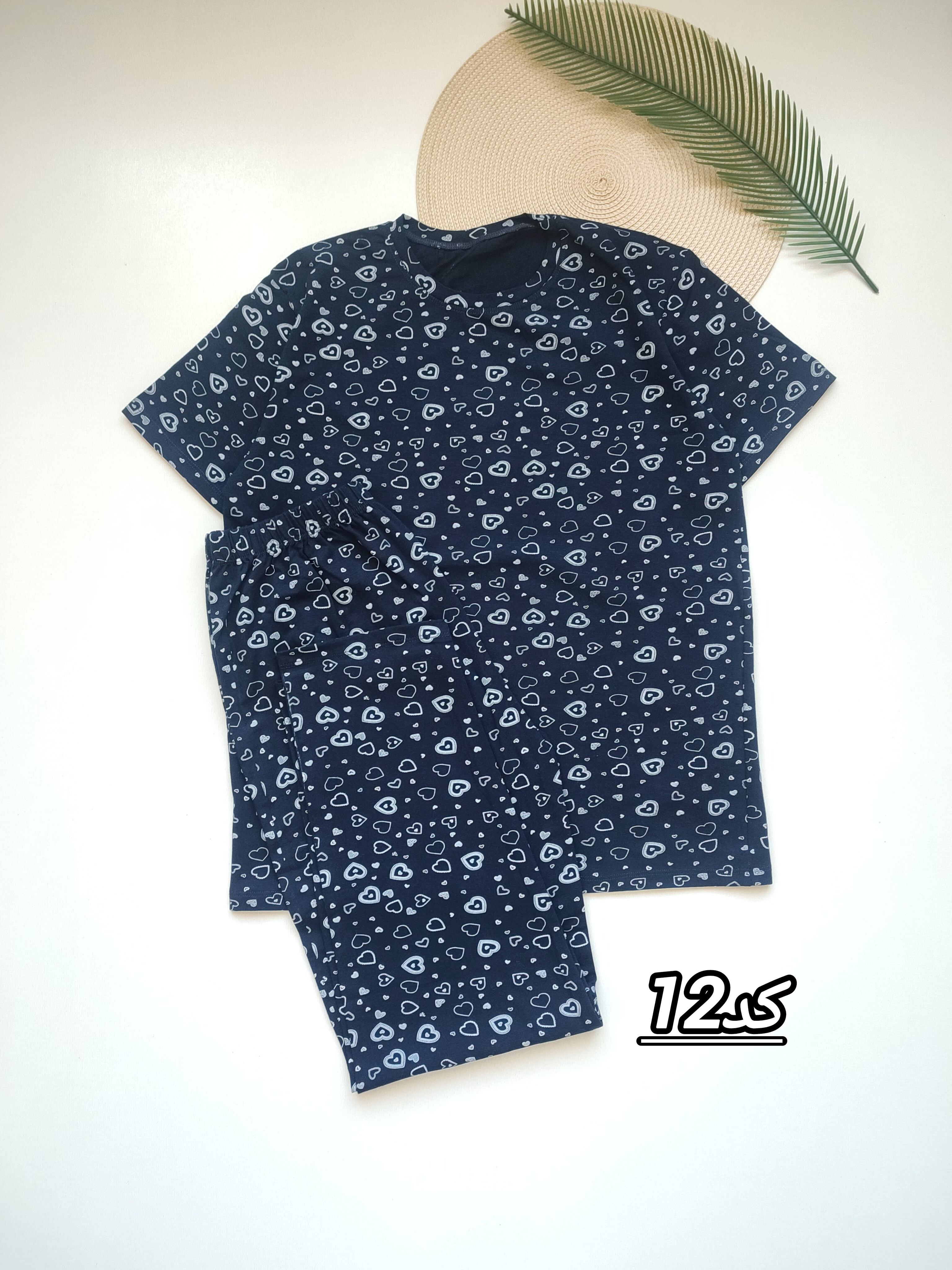 تیشرت شلوار زنانه نخ پنبه