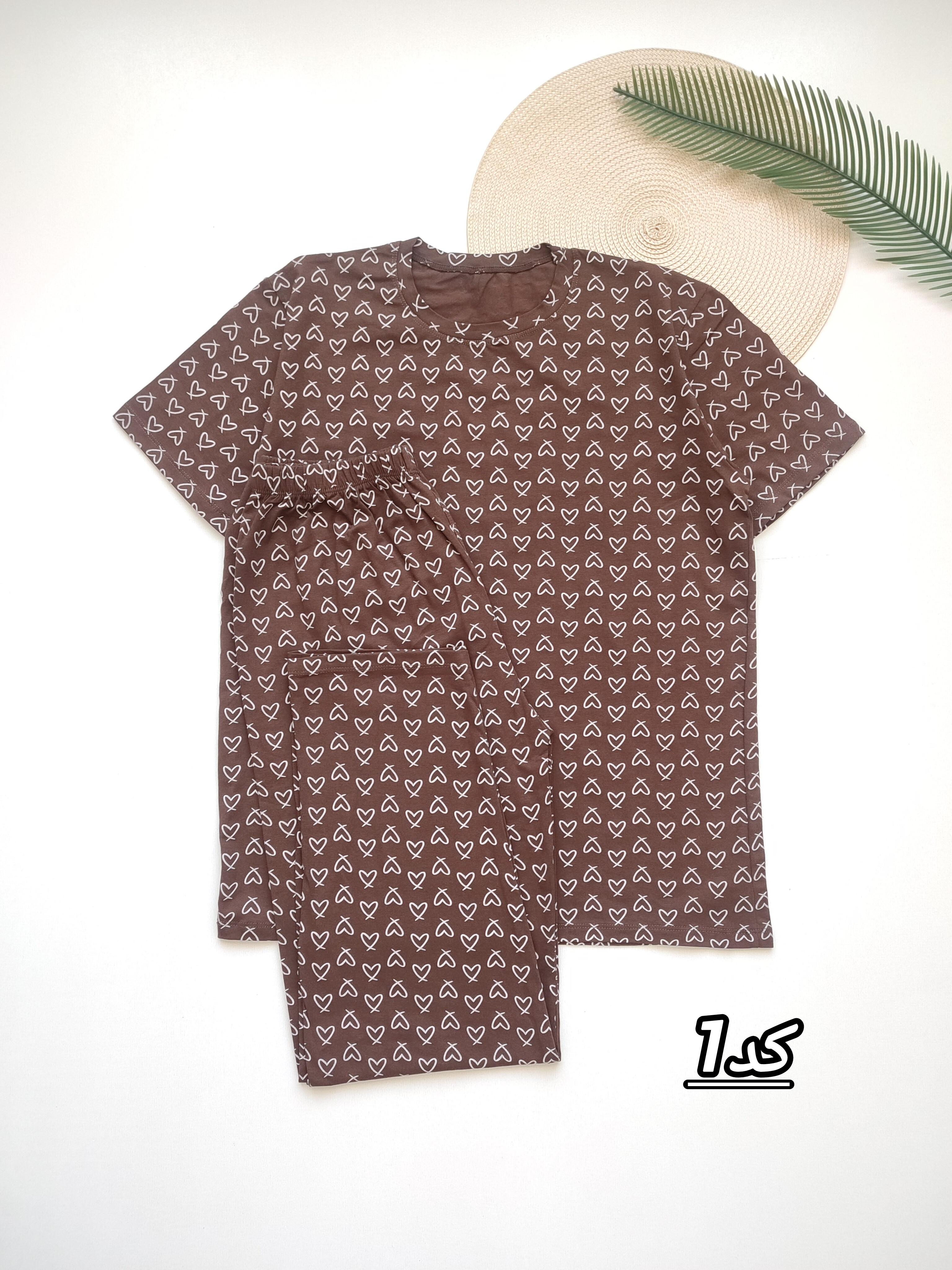 تیشرت شلوار زنانه نخ پنبه