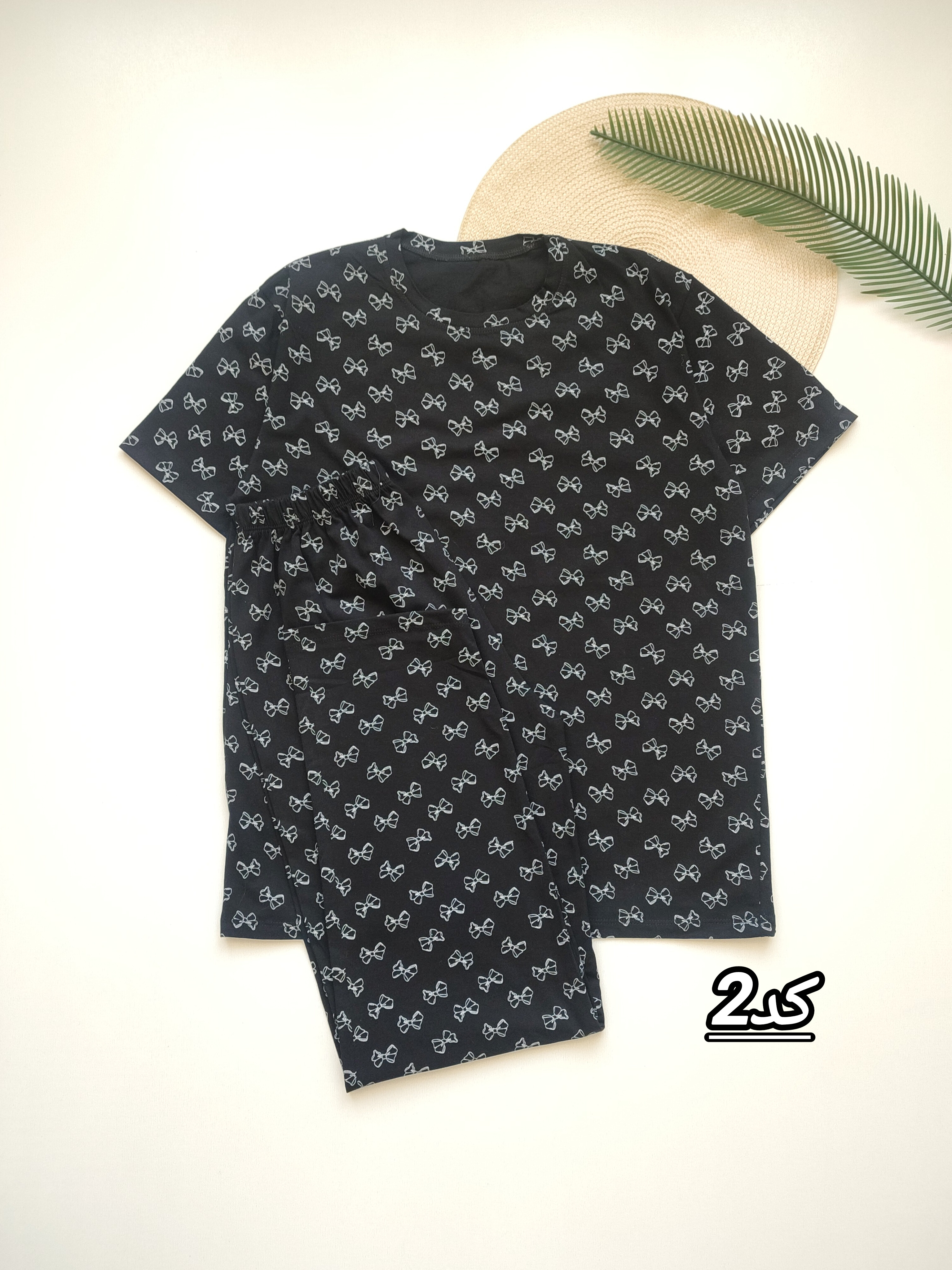 تیشرت شلوار زنانه نخ پنبه