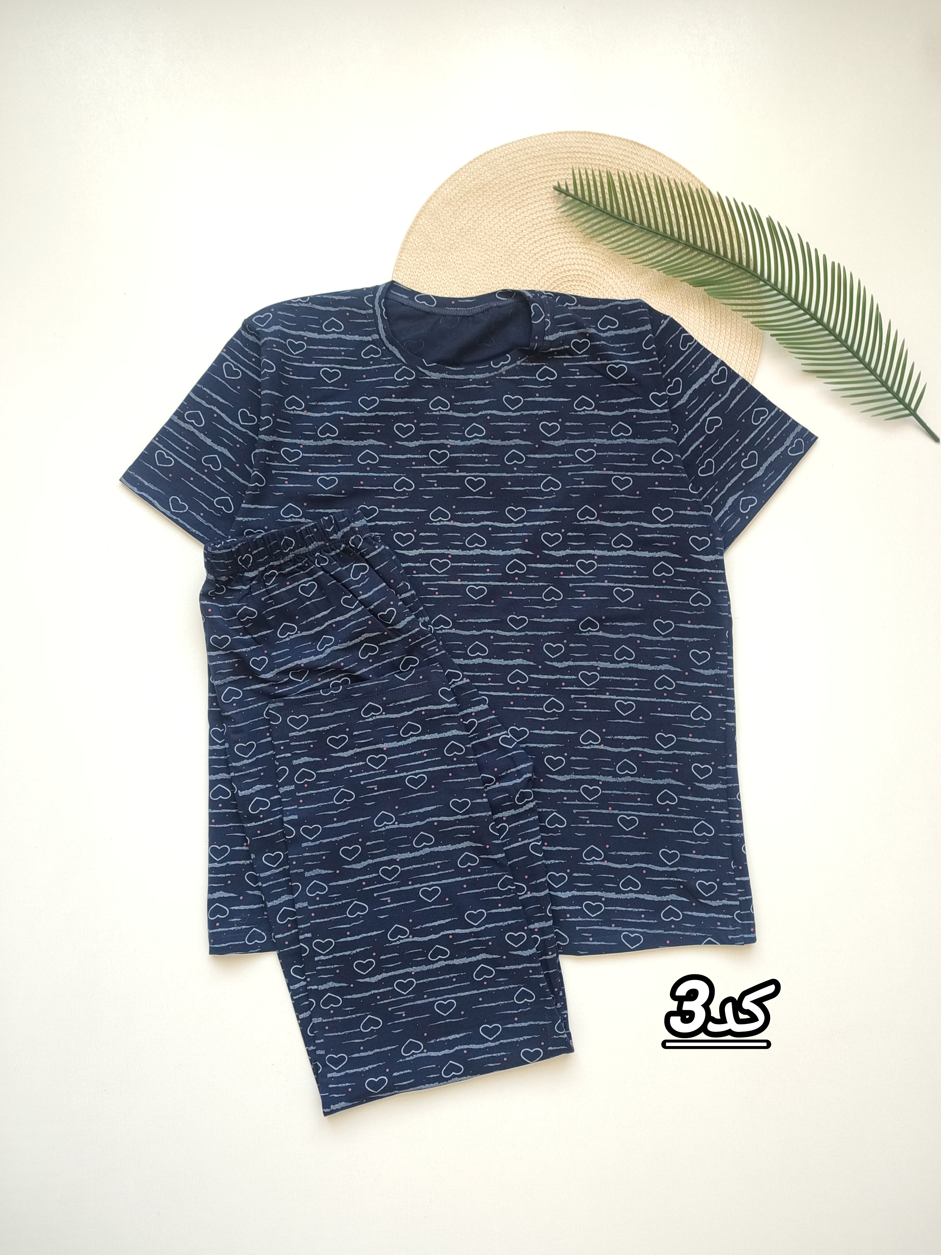 تیشرت شلوار زنانه نخ پنبه