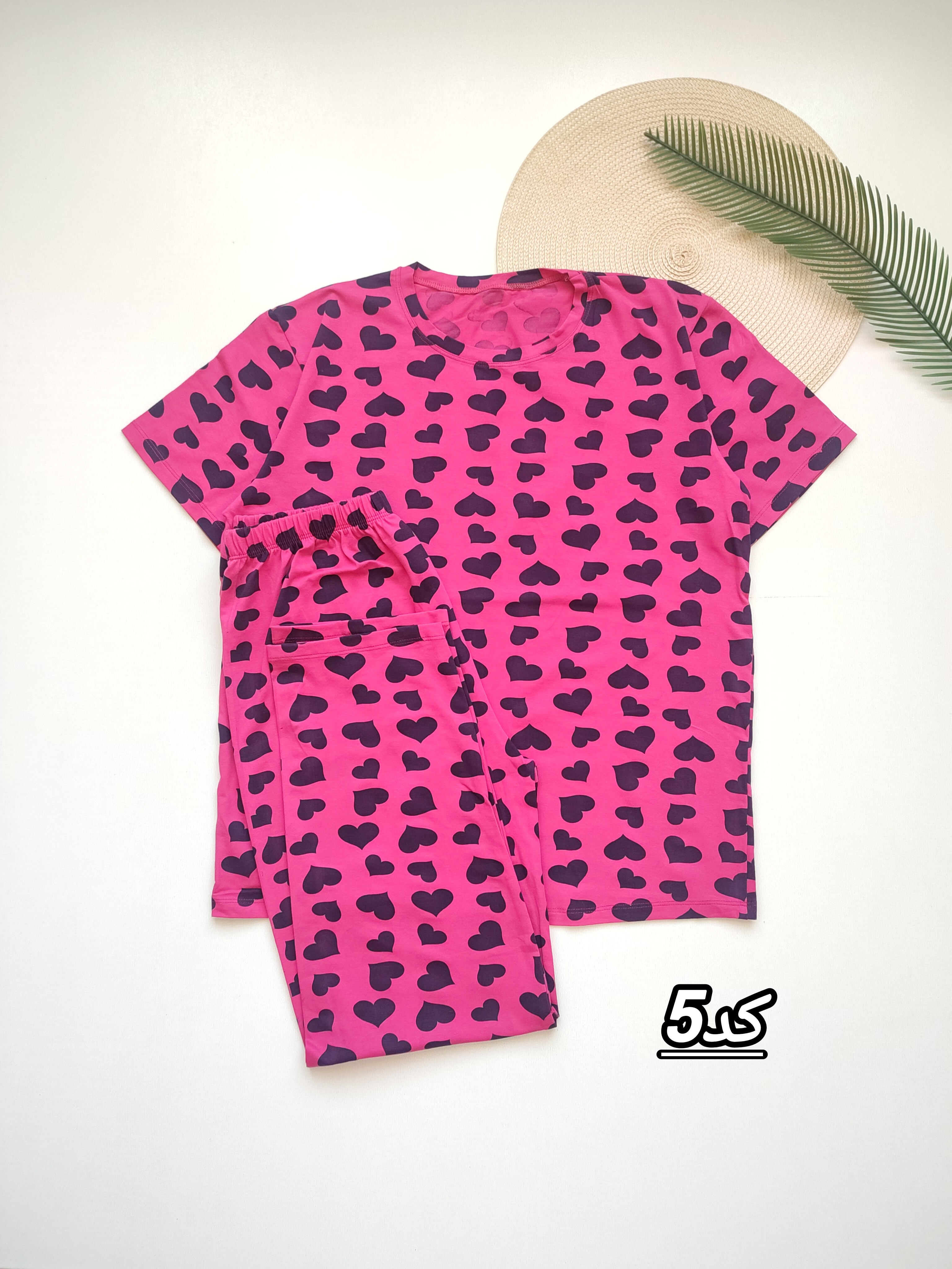 تیشرت شلوار زنانه نخ پنبه