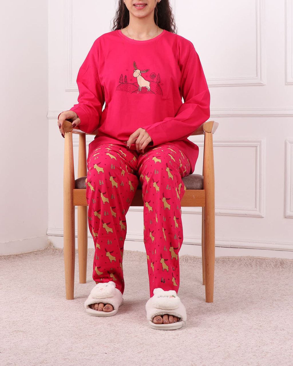 ست بلوز شلوار آستین بلند