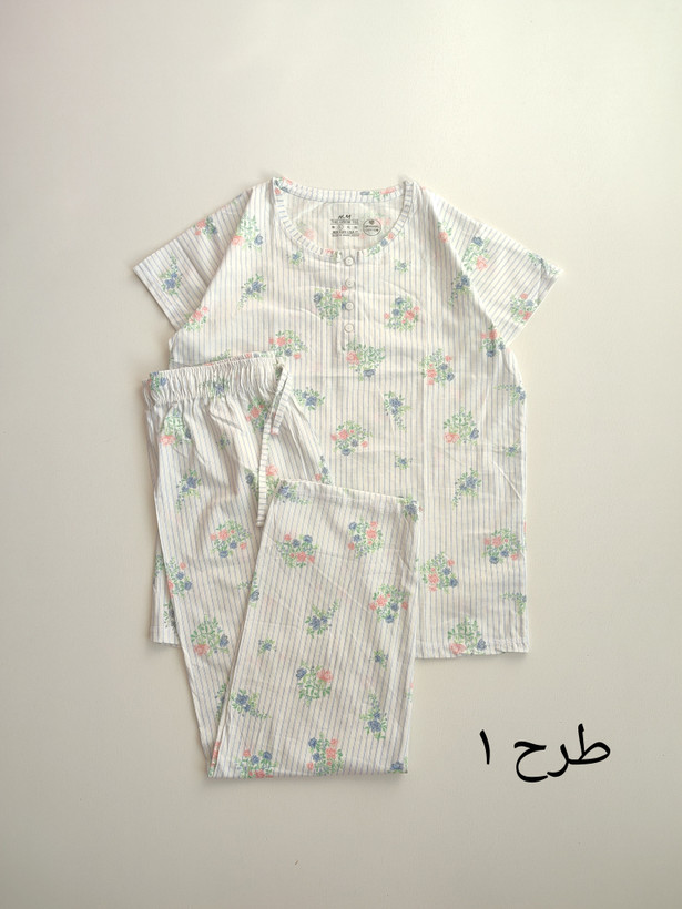 ست تیشرت شلوارH&m وارداتی اورجینال سایزلارج مناسب۴۲ـ۴۶