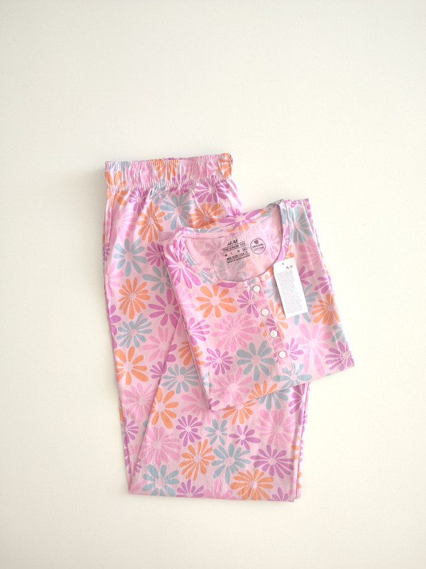 ست تیشرت وشلوار H&M سایزXXLمناسب50-52گاها54